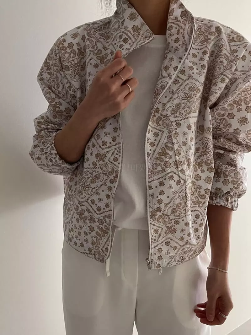 Ripple - Korean Women Fashion - #romanticstyle - Paisely Jumper - 11