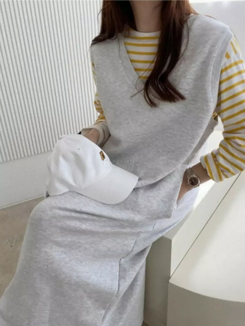 Ripple - Korean Women Fashion - #romanticstyle - Churros One-piece