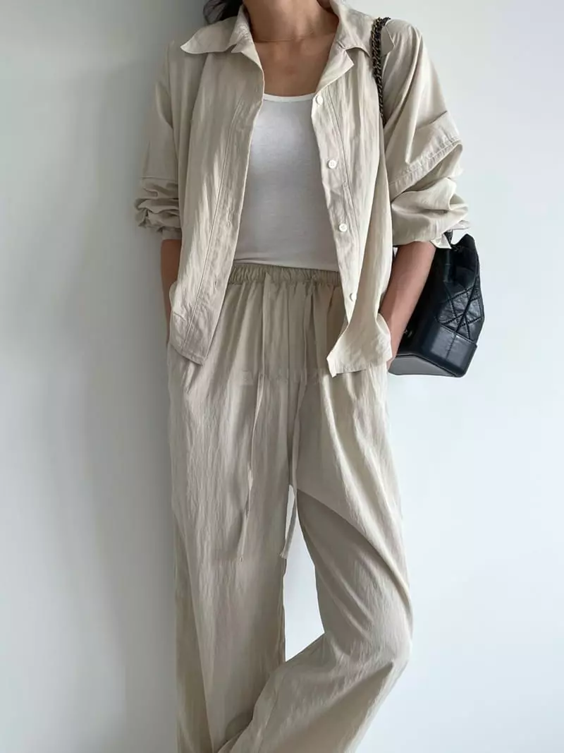 Ripple - Korean Women Fashion - #shopsmall - From Top Bottom Set - 6