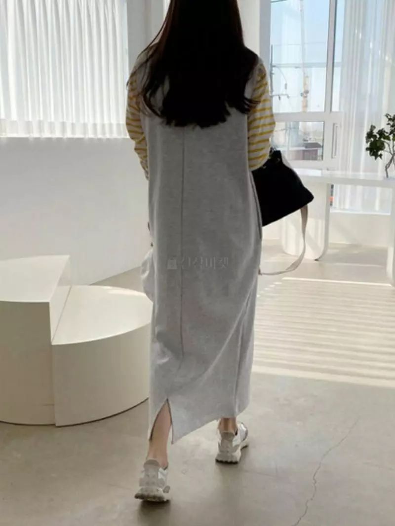 Ripple - Korean Women Fashion - #thatsdarling - Churros One-piece - 4
