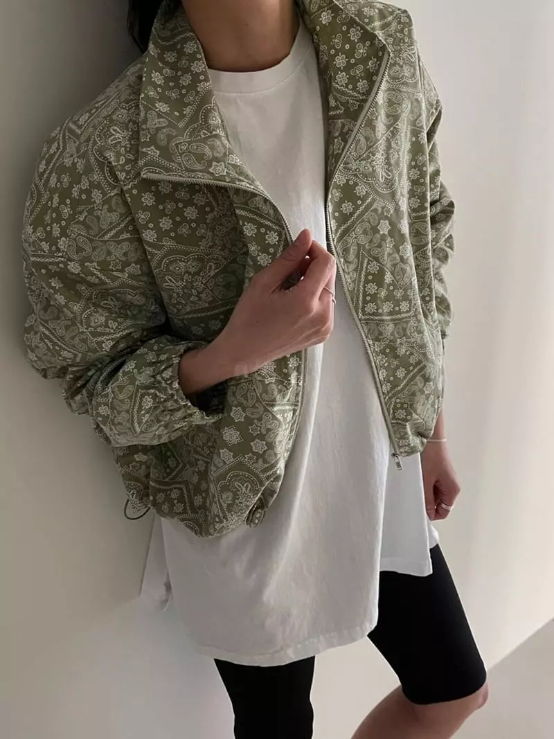 Ripple - Korean Women Fashion - #vintageinspired - Paisely Jumper - 7