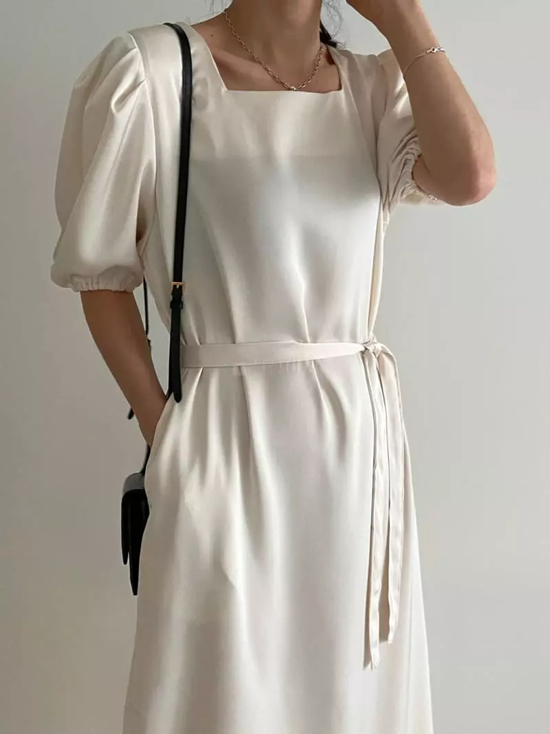 Ripple - Korean Women Fashion - #vintageinspired - Class One-piece - 5
