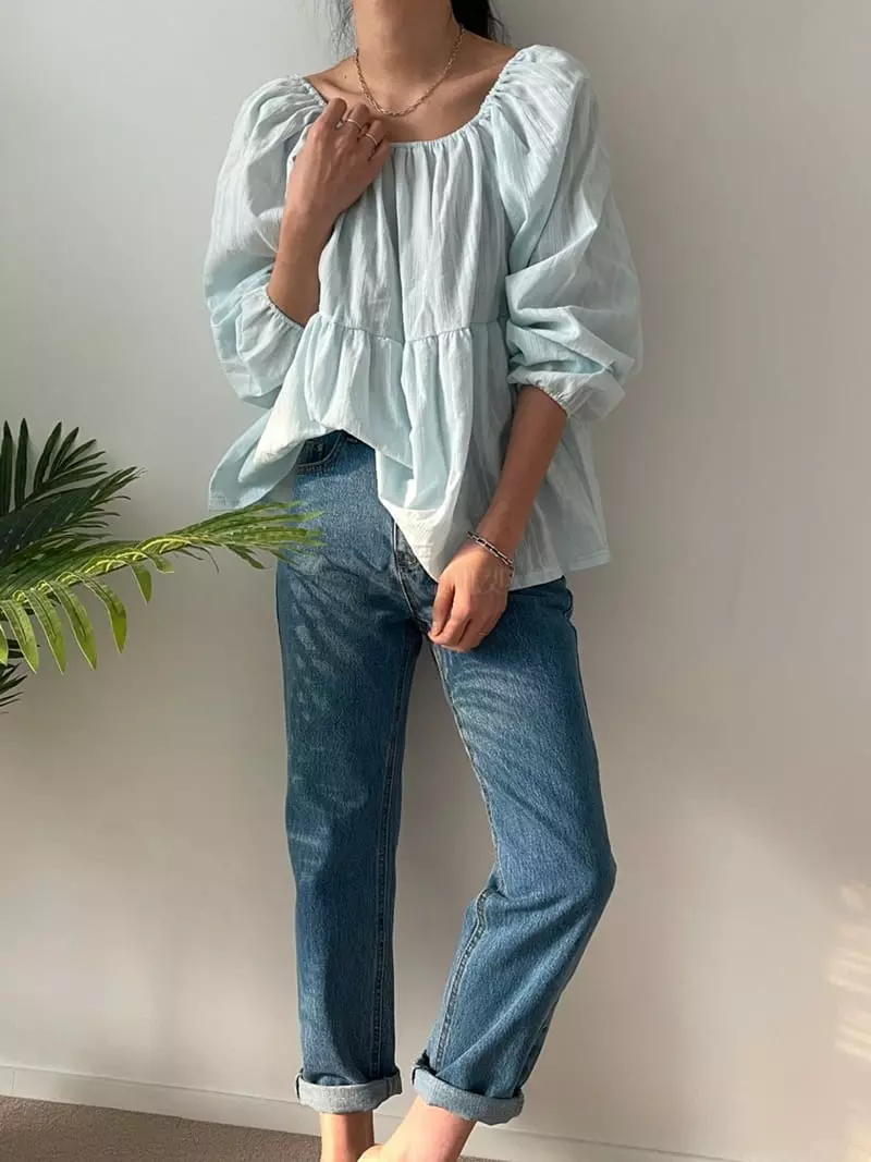 Ripple - Korean Women Fashion - #vintagekidsstyle - Iris Blouse - 3
