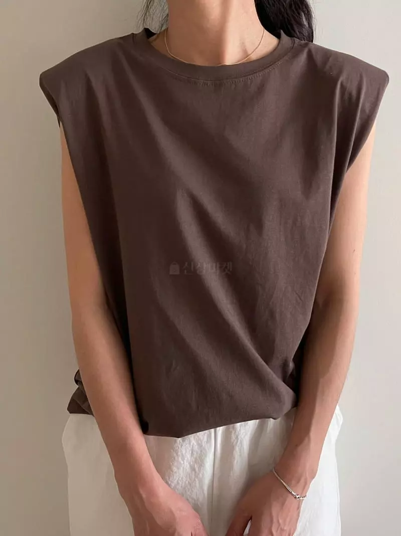 Ripple - Korean Women Fashion - #momslook - Chick Pad Sleeveless - 4