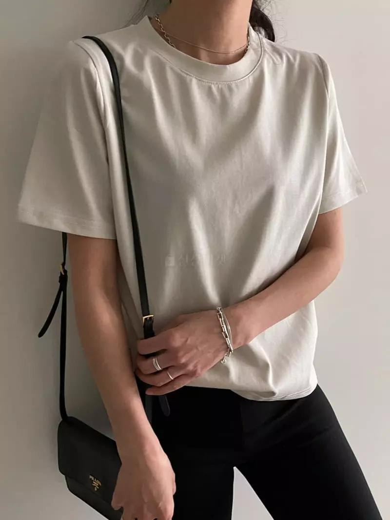 Ripple - Korean Women Fashion - #womensfashion - New Soft Tee - 3