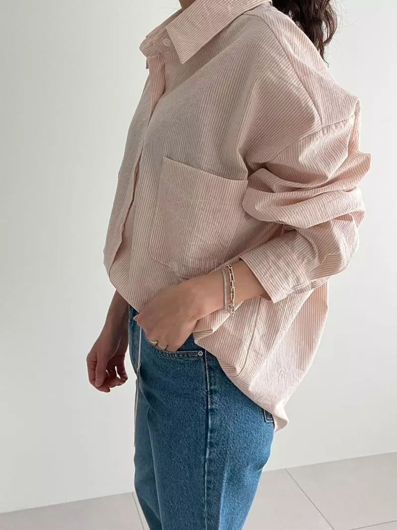 Ripple - Korean Women Fashion - #womensfashion - Sweet Loose Shirt - 2