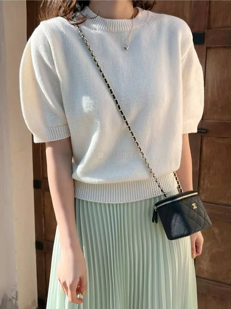 Ripple - Korean Women Fashion - #womensfashion - Cream Knit - 10