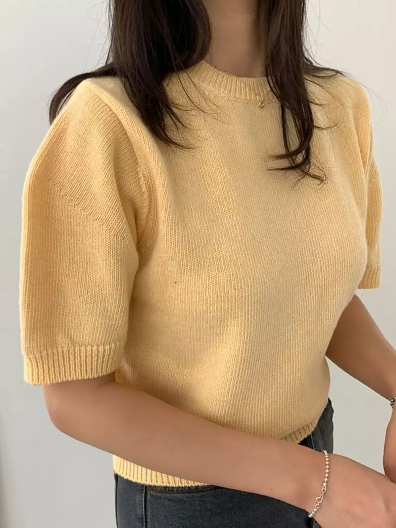 Ripple - Korean Women Fashion - #womensfashion - Cream Knit - 12
