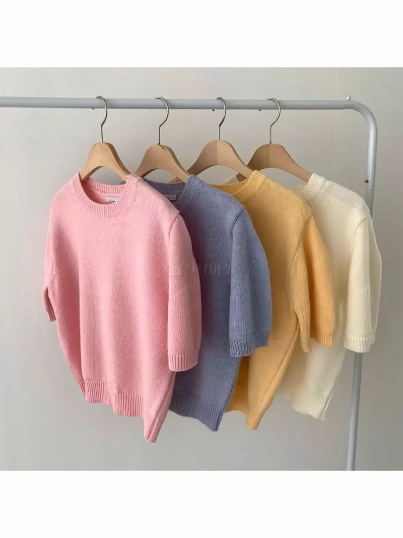Ripple - Korean Women Fashion - #momslook - Cream Knit - 4