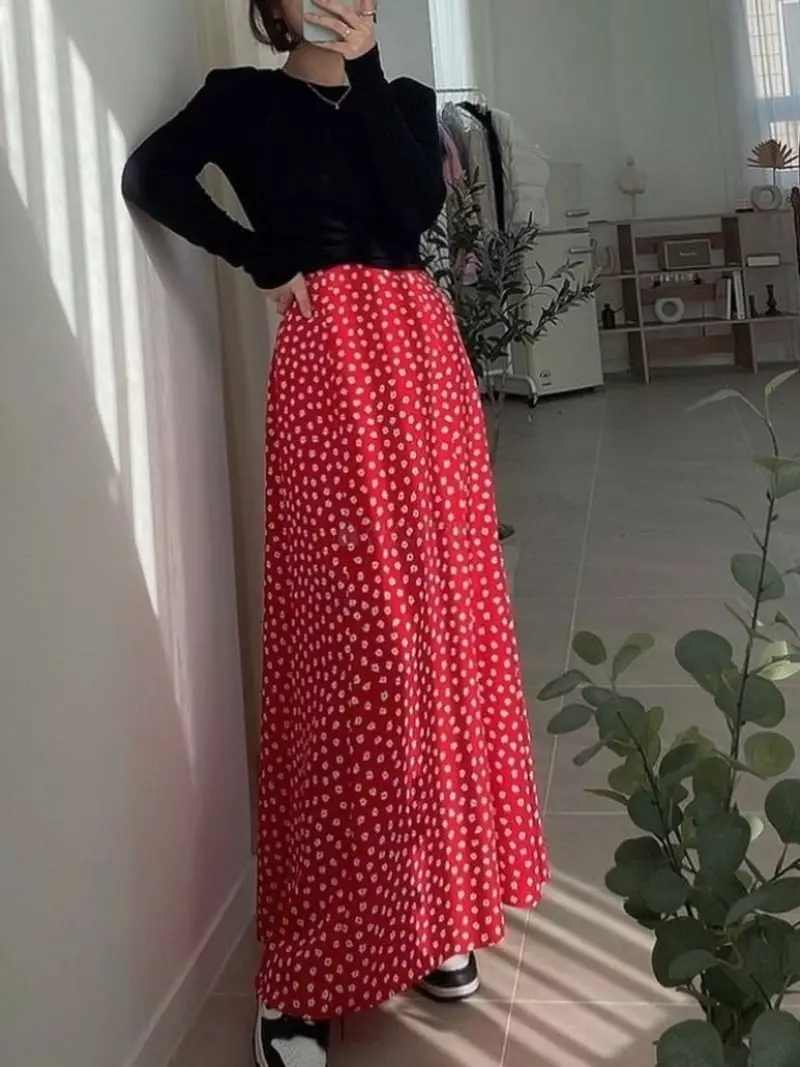 Ripple - Korean Women Fashion - #womensfashion - Live Long Skirt - 3