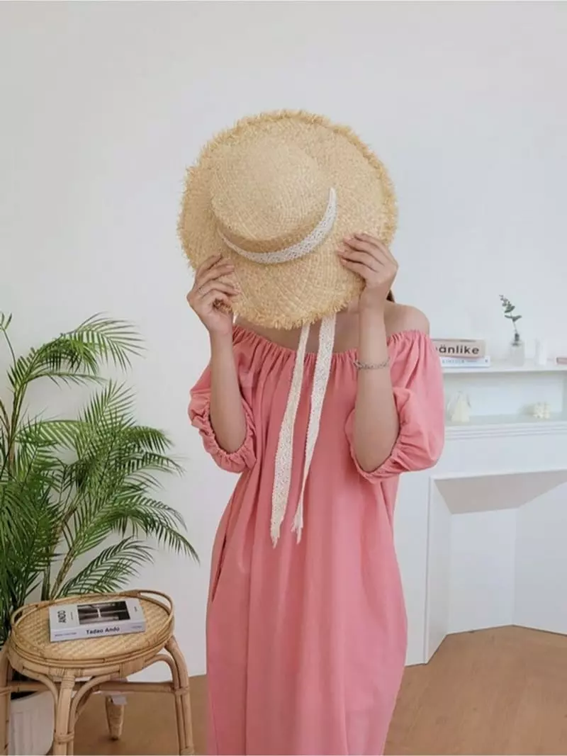 Ripple - Korean Women Fashion - #womensfashion - Pie Shoulder One-piece - 10