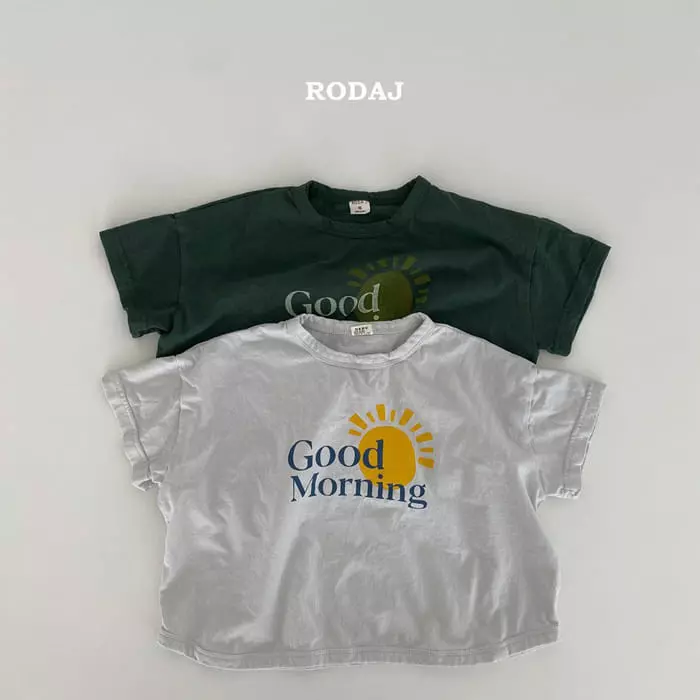Roda J - Korean Children Fashion - #kidsshorts - Morning Tee