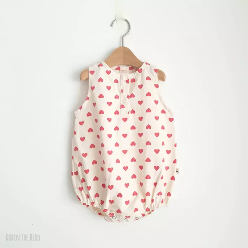 Saerobin - Korean Baby Fashion - #babyoutfit - Cotton Sleeveless Bodysuit