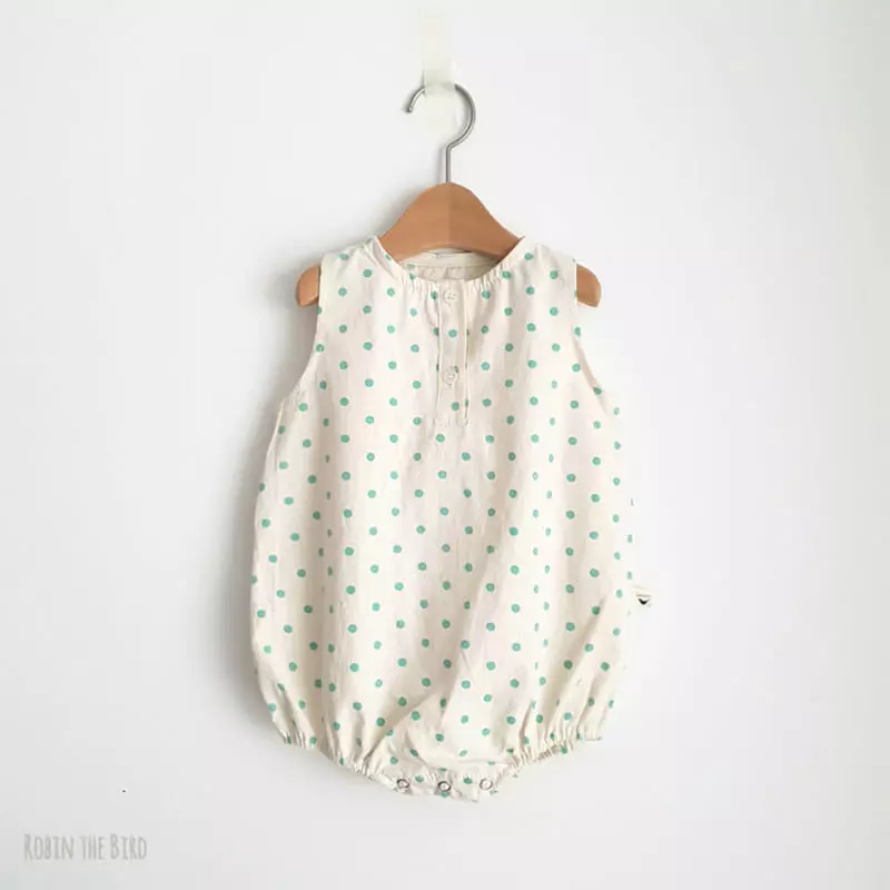 Saerobin - Korean Baby Fashion - #babywear - Cotton Sleeveless Bodysuit - 3