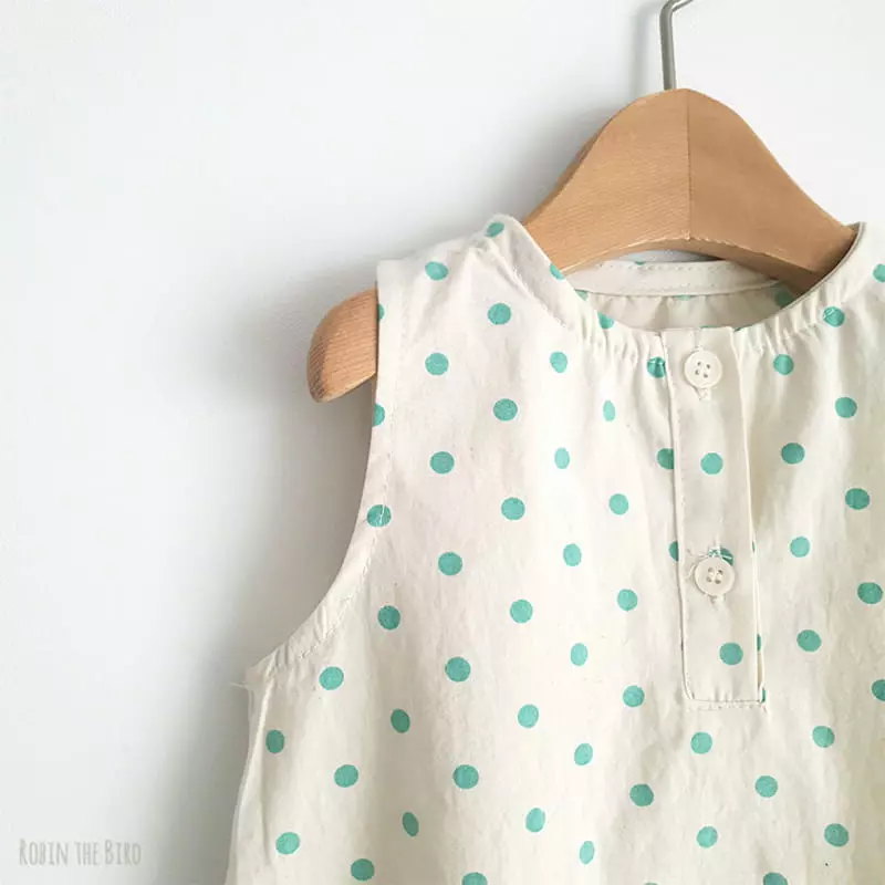 Saerobin - Korean Baby Fashion - #babywear - Cotton Sleeveless Bodysuit - 4