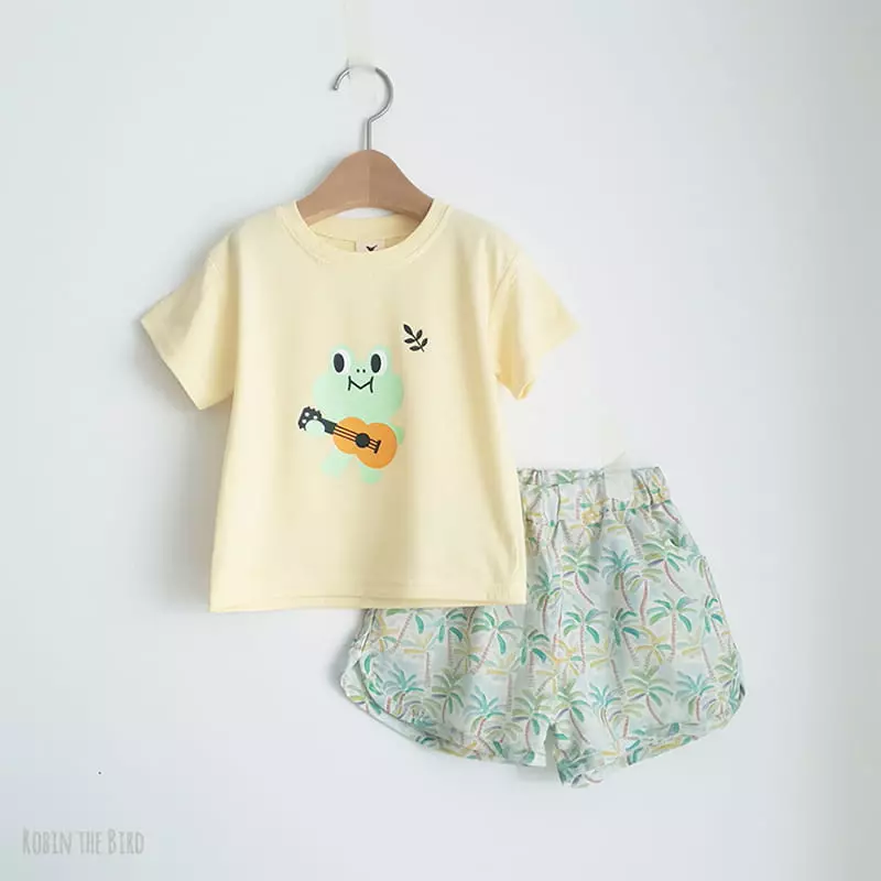 Saerobin - Korean Children Fashion - #Kfashion4kids - Palm Vacance Shorts - 6