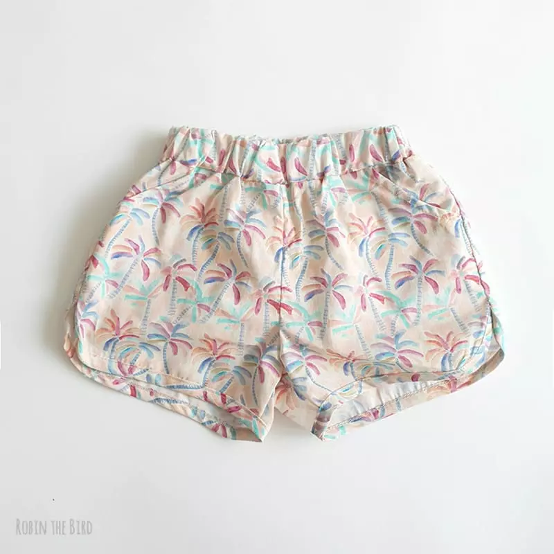 Saerobin - Korean Children Fashion - #discoveringself - Palm Vacance Shorts