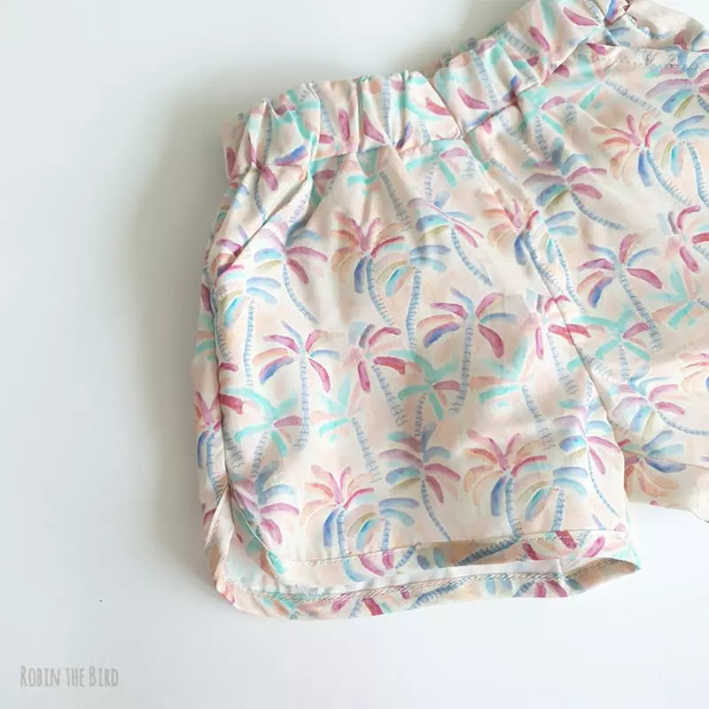 Saerobin - Korean Children Fashion - #kidsshorts - Palm Vacance Shorts - 4