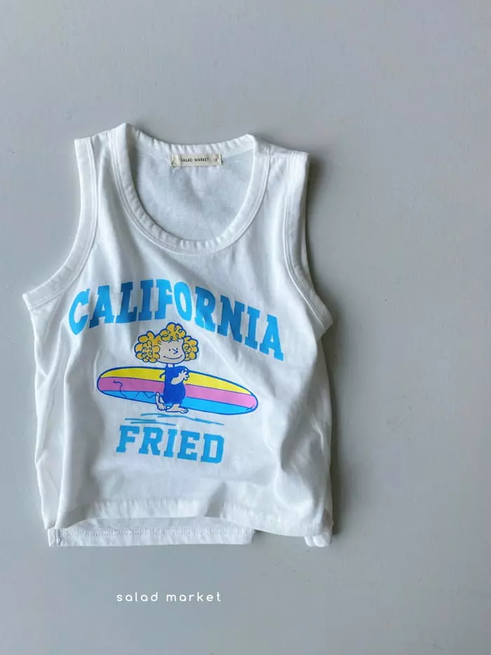 Salad Market - Korean Children Fashion - #childofig - Surfing Sleeveless - 2