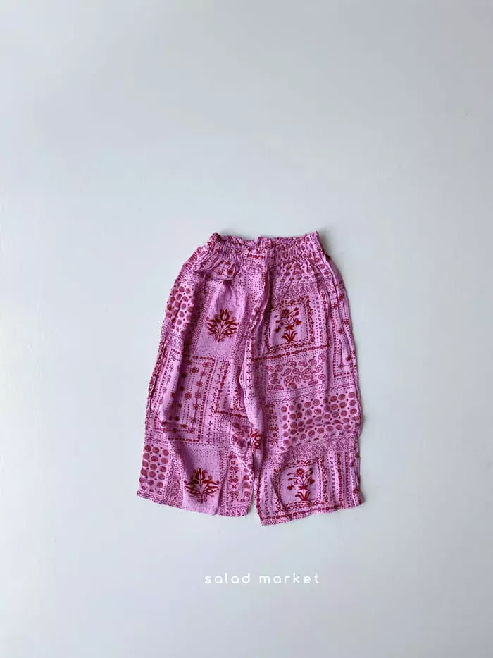 Salad Market - Korean Children Fashion - #childrensboutique - Bandana Pants - 2
