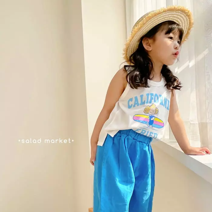 Salad Market - Korean Children Fashion - #discoveringself - Surfing Sleeveless - 6