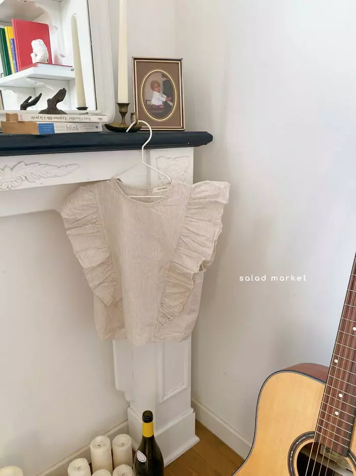 Salad Market - Korean Children Fashion - #discoveringself - Bonjour Blouse - 3