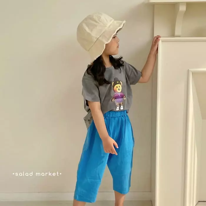 Salad Market - Korean Children Fashion - #fashionkids - Bear Four Tee - 6