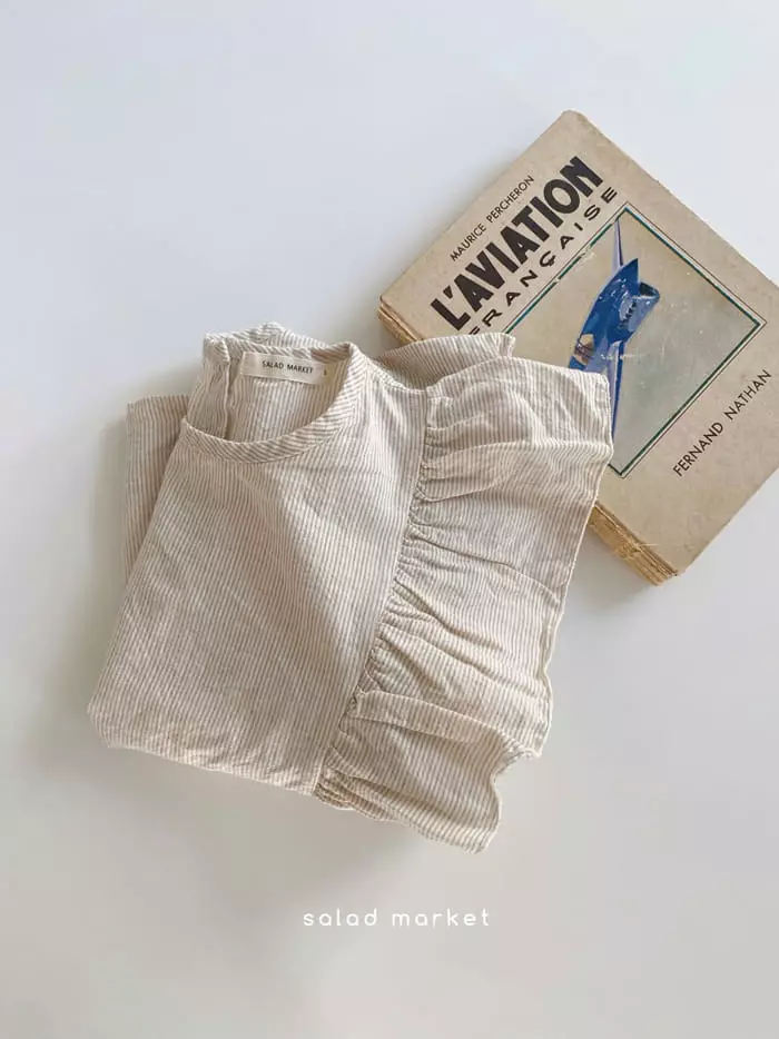 Salad Market - Korean Children Fashion - #discoveringself - Bonjour Blouse - 4
