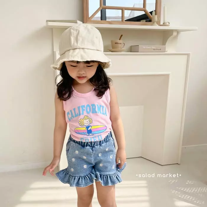 Salad Market - Korean Children Fashion - #kidsshorts - Surfing Sleeveless - 8
