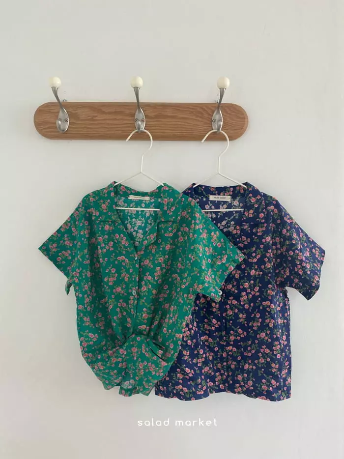 Salad Market - Korean Children Fashion - #kidsshorts - Retro Shirt - 2