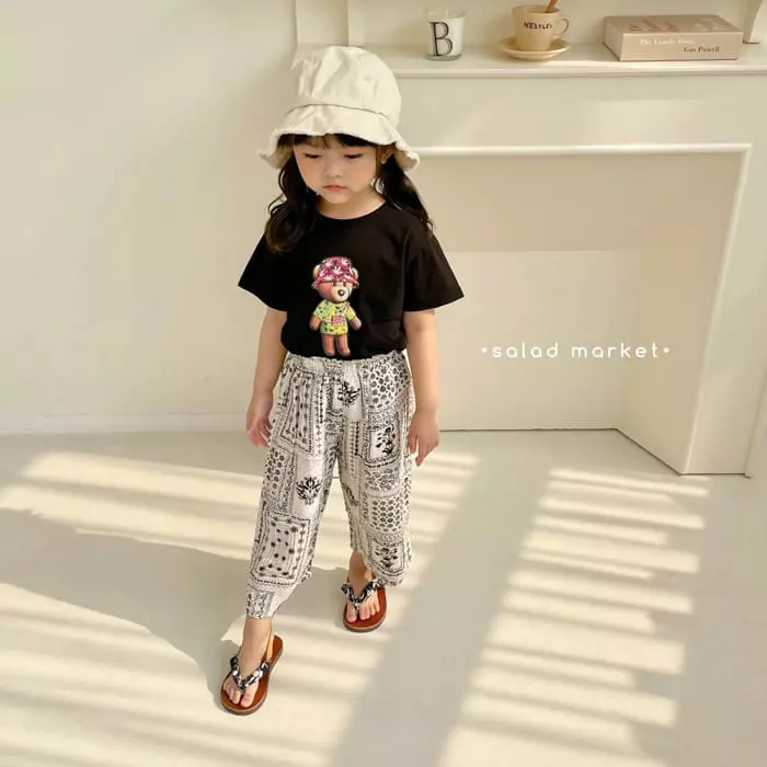 Salad Market - Korean Children Fashion - #kidzfashiontrend - Bear Four Tee - 9