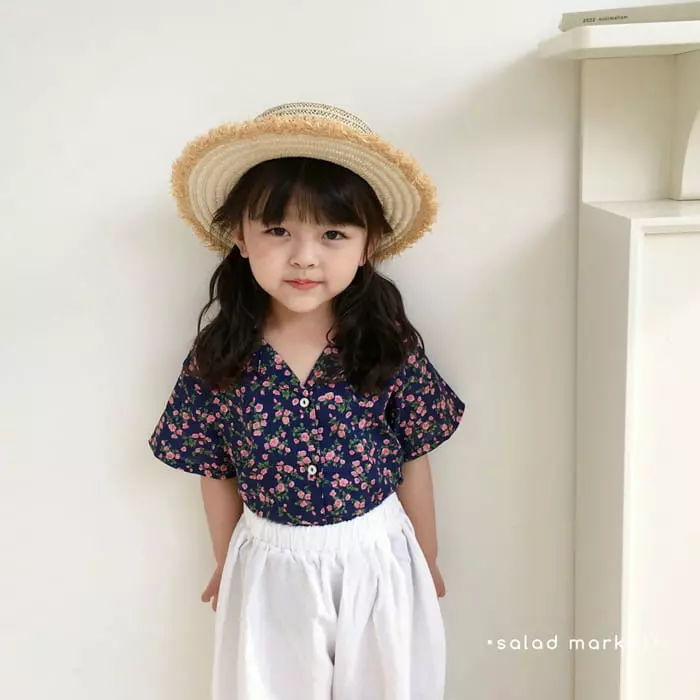 Salad Market - Korean Children Fashion - #littlefashionista - Retro Shirt - 6