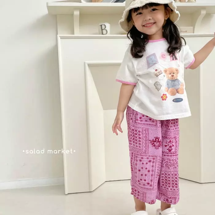 Salad Market - Korean Children Fashion - #magicofchildhood - Bandana Pants - 11