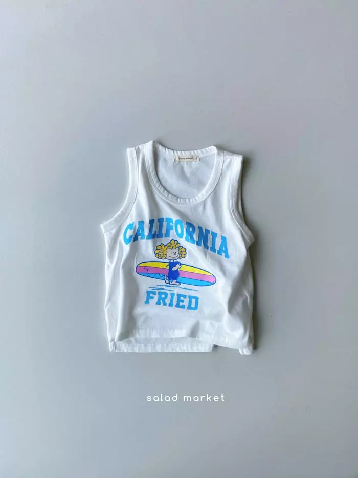 Salad Market - Korean Children Fashion - #prettylittlegirls - Surfing Sleeveless