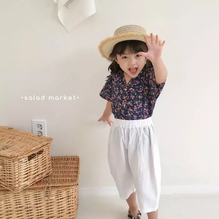 Salad Market - Korean Children Fashion - #prettylittlegirls - Retro Shirt - 9
