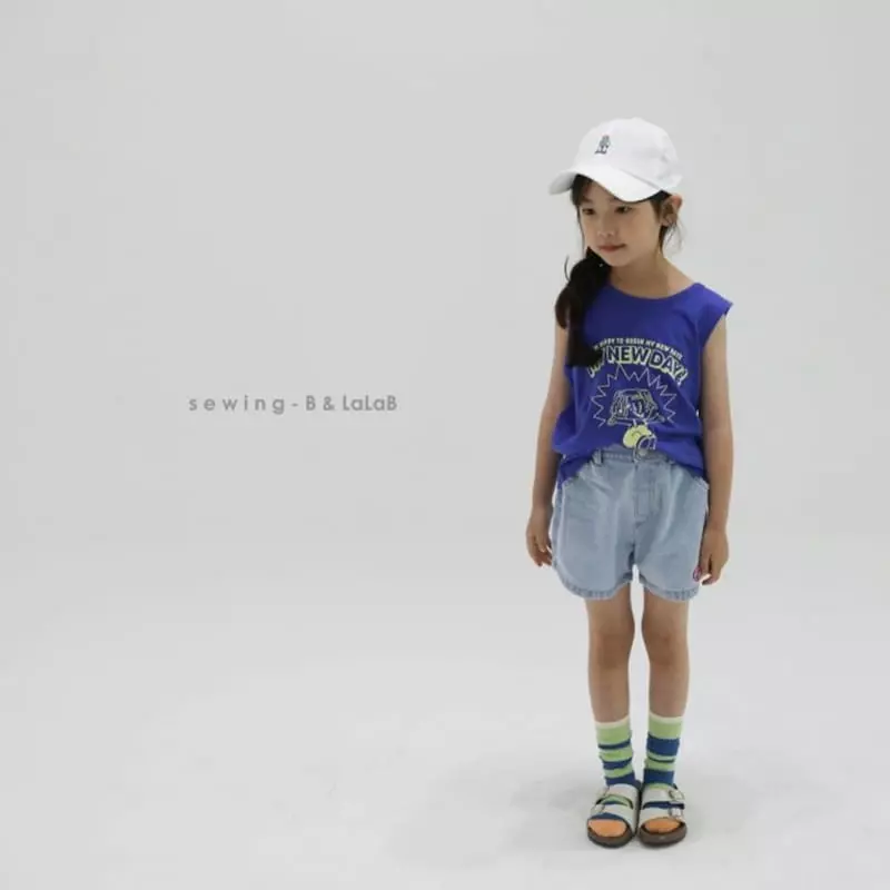 Sewing B - Korean Children Fashion - #Kfashion4kids - Ego Denim Shorts - 7