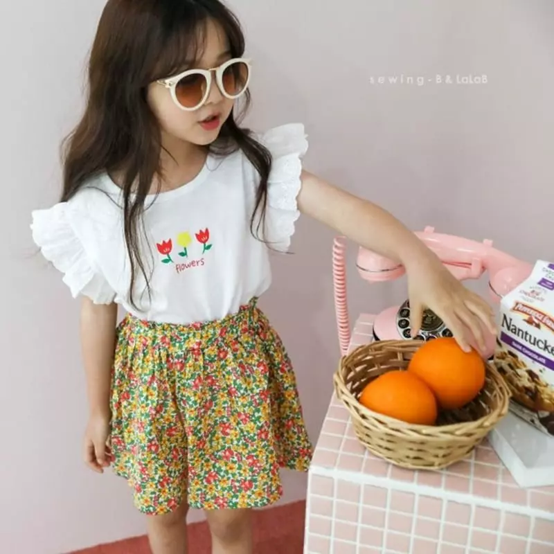 Sewing B - Korean Children Fashion - #childrensboutique - Lace Tee - 2