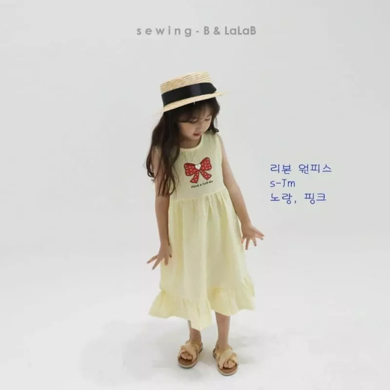 Sewing B - Korean Children Fashion - #discoveringself - Ribbon One-piece - 7