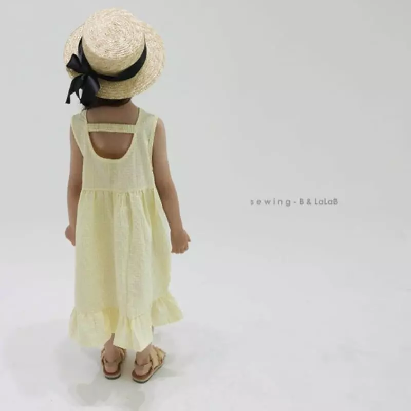 Sewing B - Korean Children Fashion - #fashionkids - Ribbon One-piece - 8