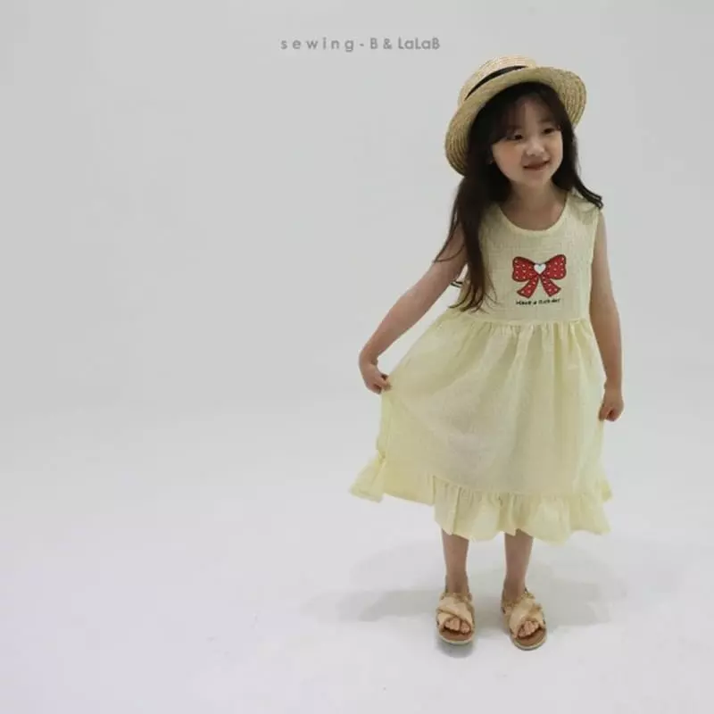 Sewing B - Korean Children Fashion - #kidsshorts - Ribbon One-piece - 9
