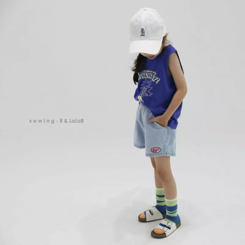 Sewing B - Korean Children Fashion - #fashionkids - Ego Denim Shorts - 4