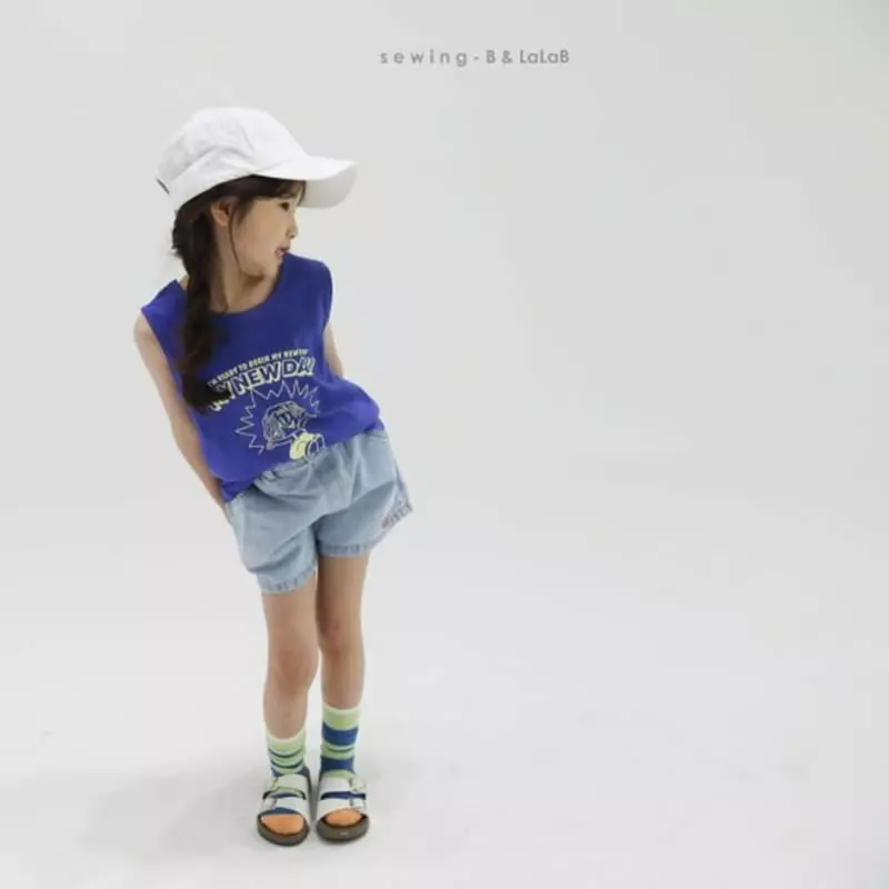 Sewing B - Korean Children Fashion - #kidsstore - Ego Denim Shorts - 5
