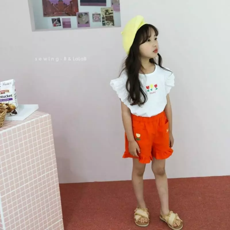 Sewing B - Korean Children Fashion - #minifashionista - Tulip Frill Shorts - 3