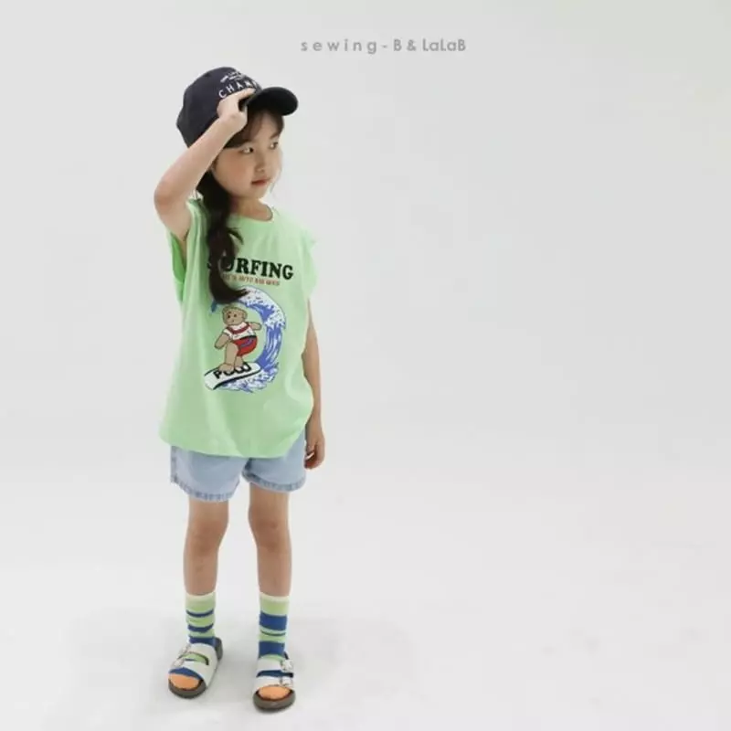 Sewing B - Korean Children Fashion - #prettylittlegirls - Ego Denim Shorts - 11