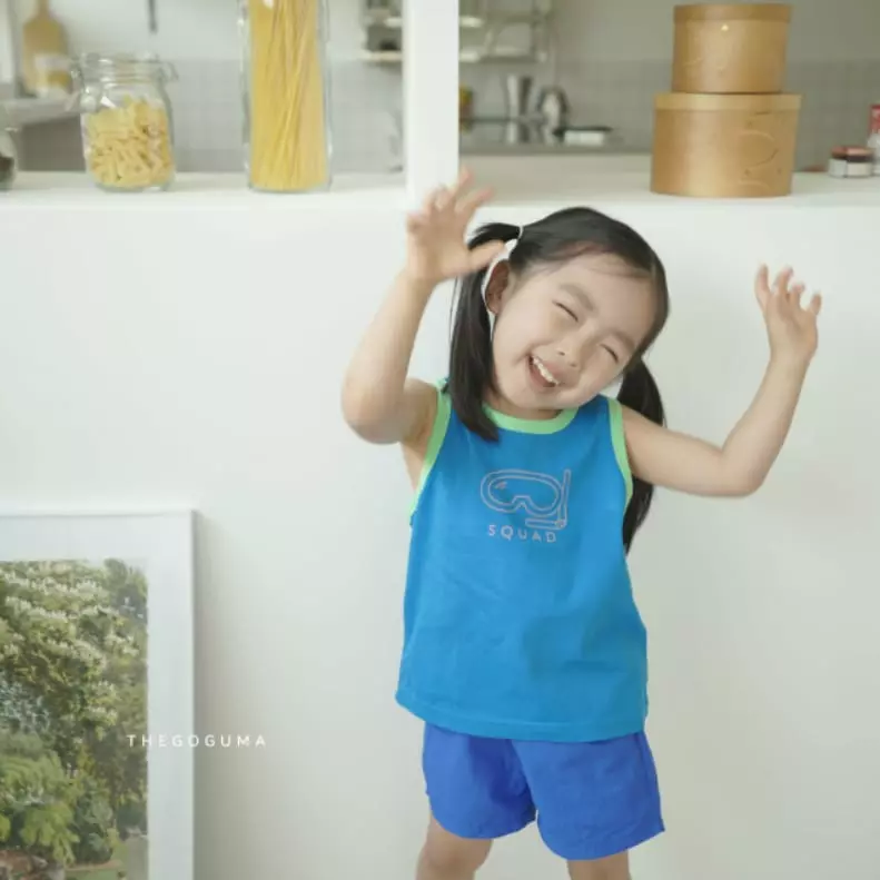 Shinseage Kids - Korean Children Fashion - #childofig - Scuba Sleeveless - 8