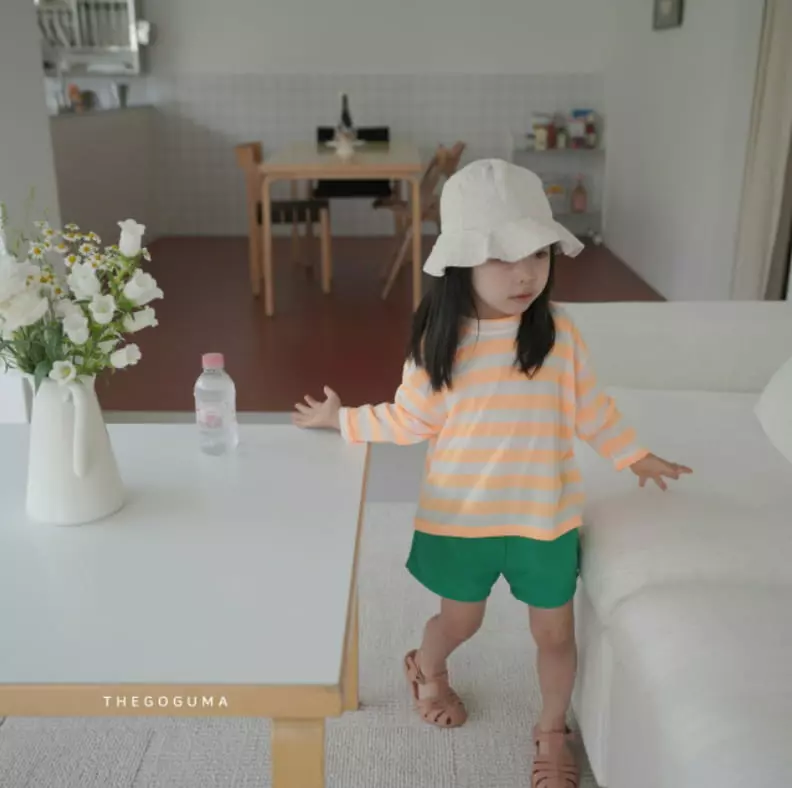 Shinseage Kids - Korean Children Fashion - #prettylittlegirls - Beach Stripes Tee - 4