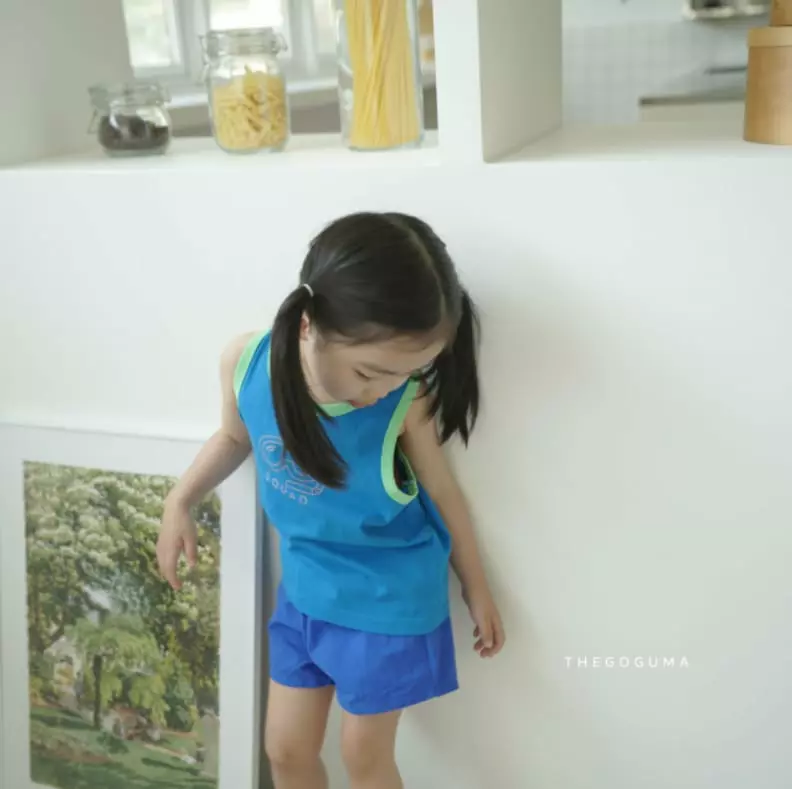 Shinseage Kids - Korean Children Fashion - #childrensboutique - Scuba Sleeveless - 10