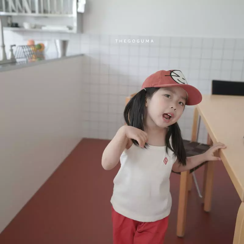 Shinseage Kids - Korean Children Fashion - #childrensboutique - Rib String Sleeveless - 7