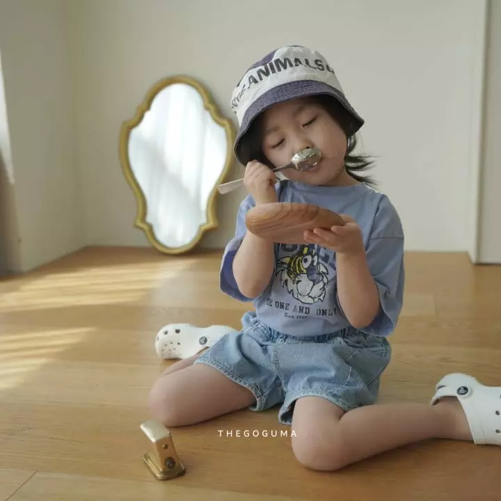 Shinseage Kids - Korean Children Fashion - #designkidswear - Piping Denim Shorts - 9