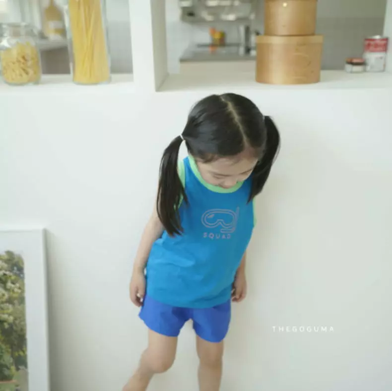 Shinseage Kids - Korean Children Fashion - #designkidswear - Scuba Sleeveless - 11